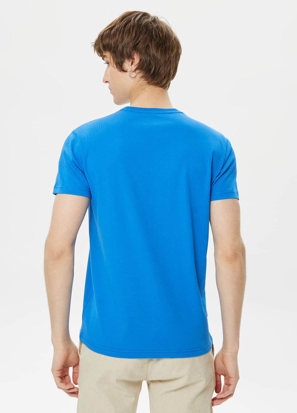 Світло-синя футболка Lacoste