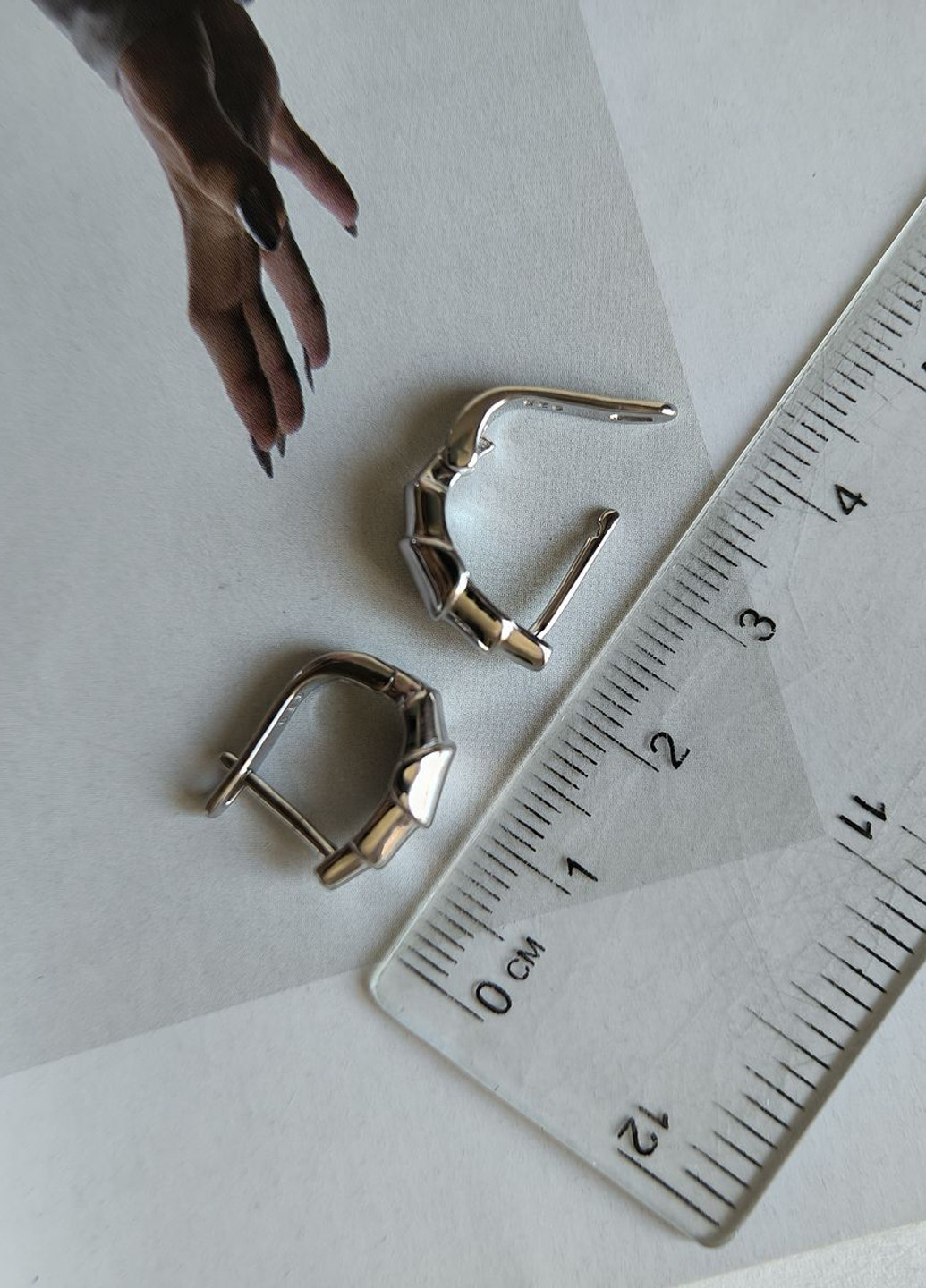 Серьги Silver Flame (350941511)