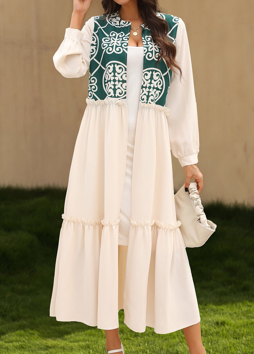 Комбінована кежуал сукня SHEIN з орнаментом