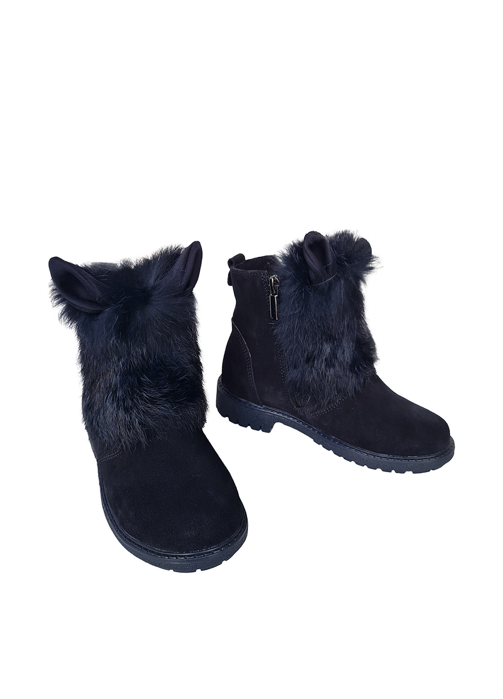 Темно-синие кэжуал зимние ботинки Мальвы