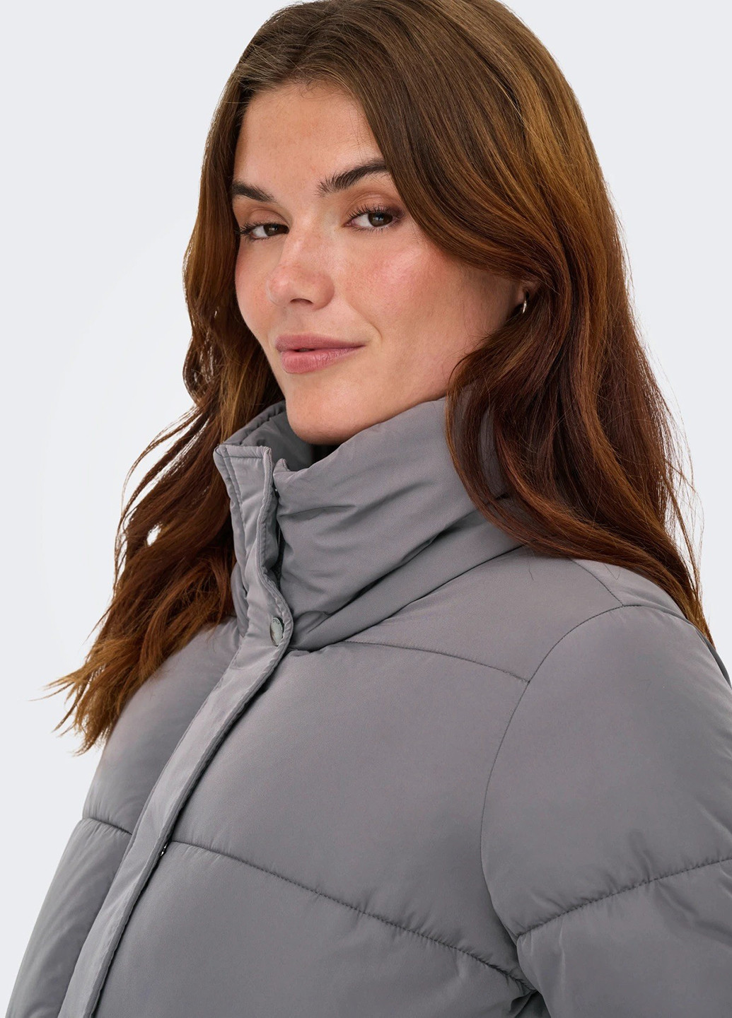 Серая демисезонная куртка Only