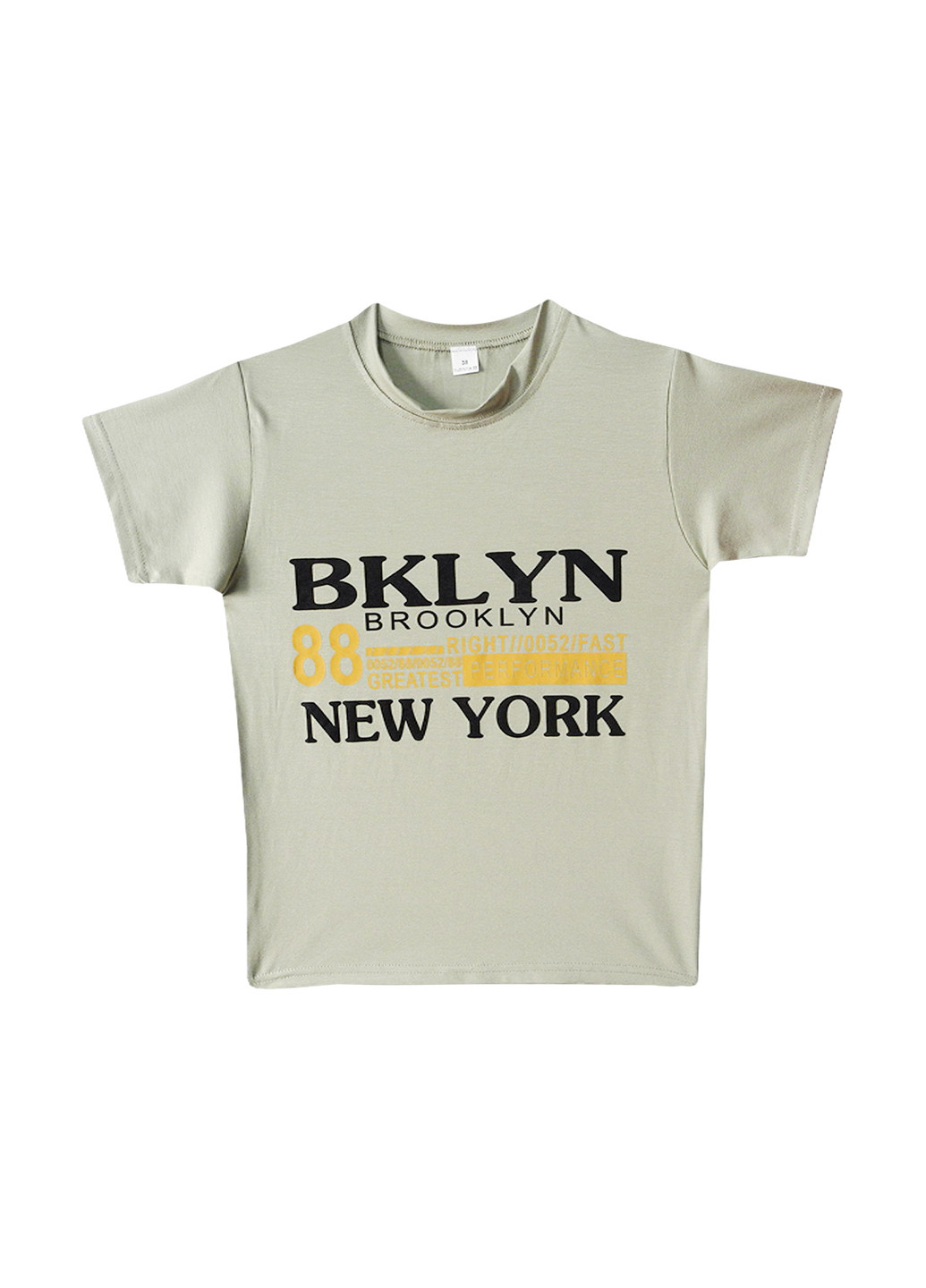 Светло-бежевая летняя футболка Клим