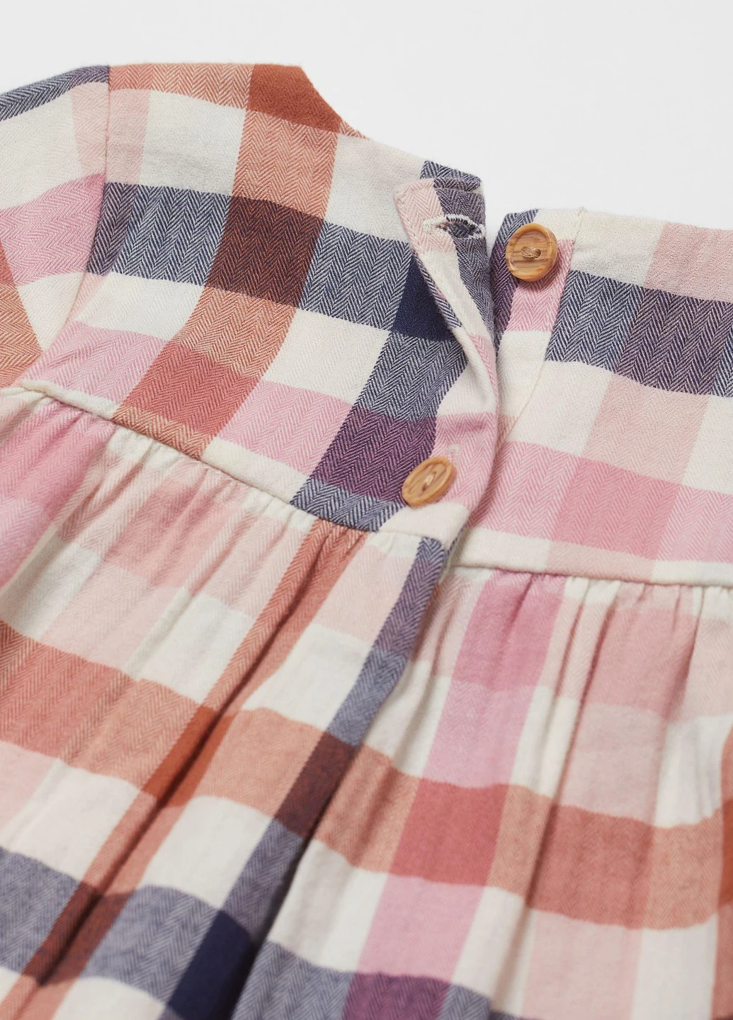 Комбінована сукня демісезон,білий-рожевий-синій, H&M (255192211)