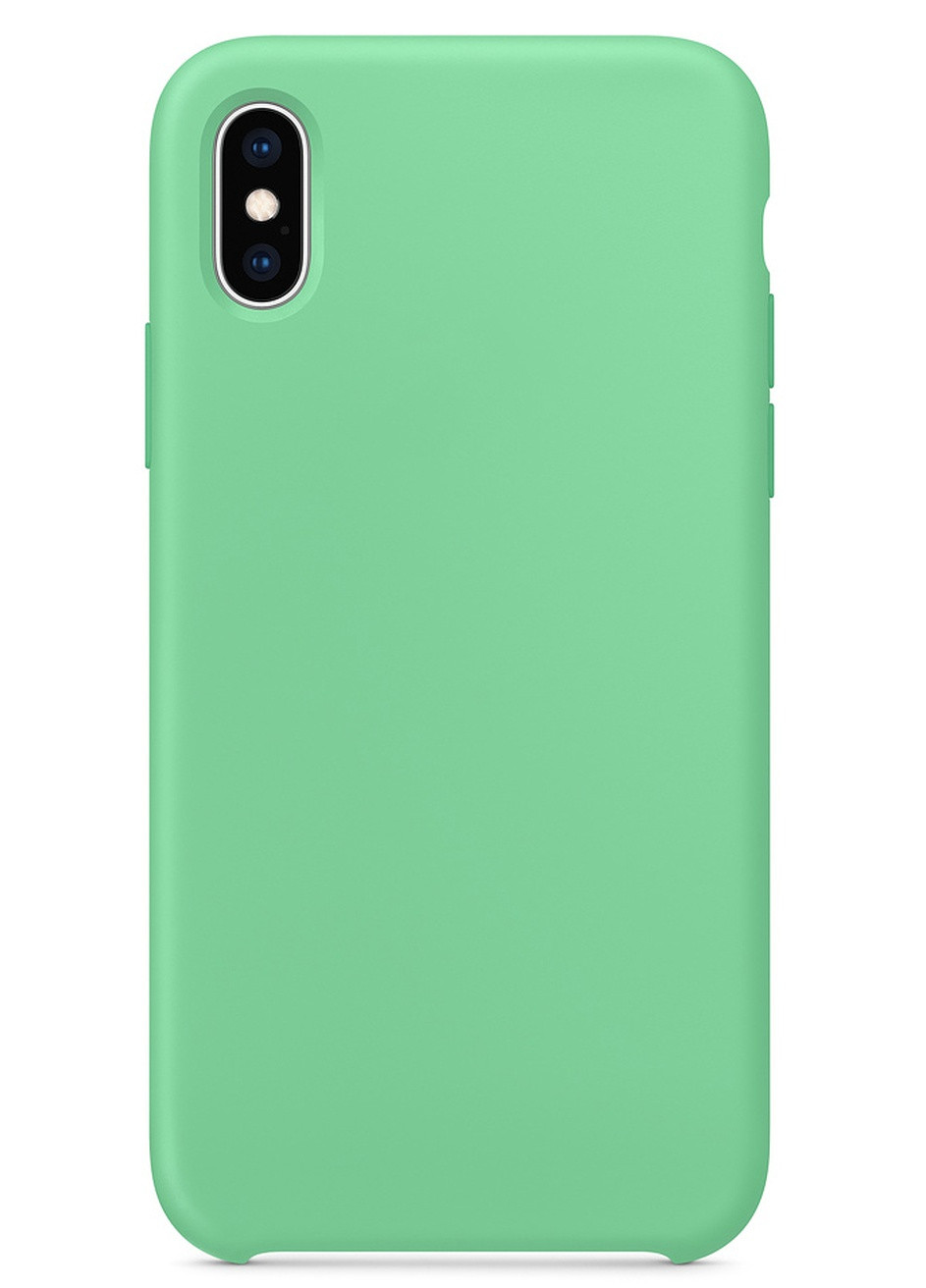Чехол Silicone Case without Logo (AA) для Apple iPhone XS Max (6.5') Зеленый / Spearmint (is_00000032492_4) Epik (229728195)