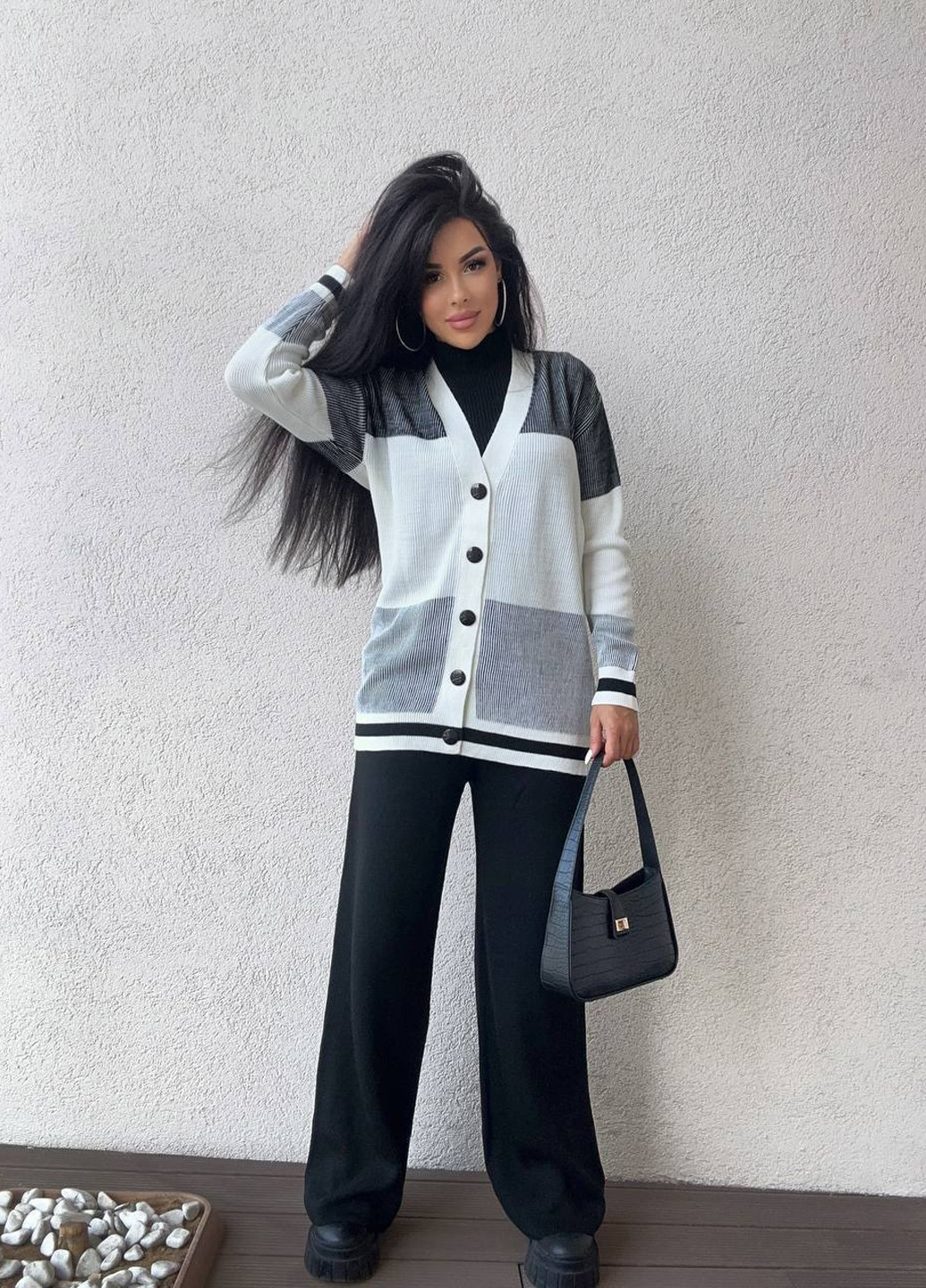 Костюм (кардиган, топ, брюки) No Brand (364666639)