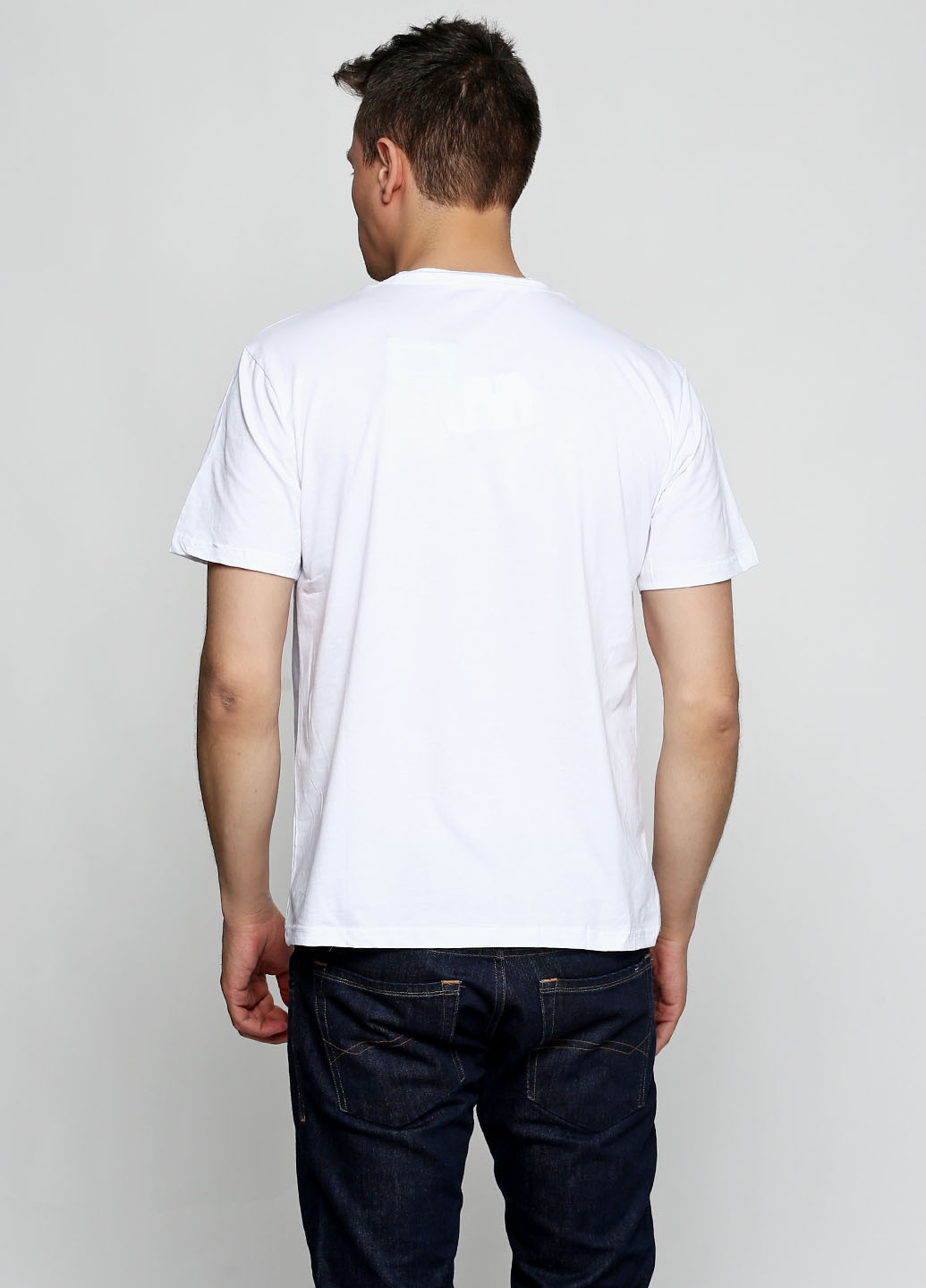 Біла футболка з коротким рукавом Z-ONE MEN