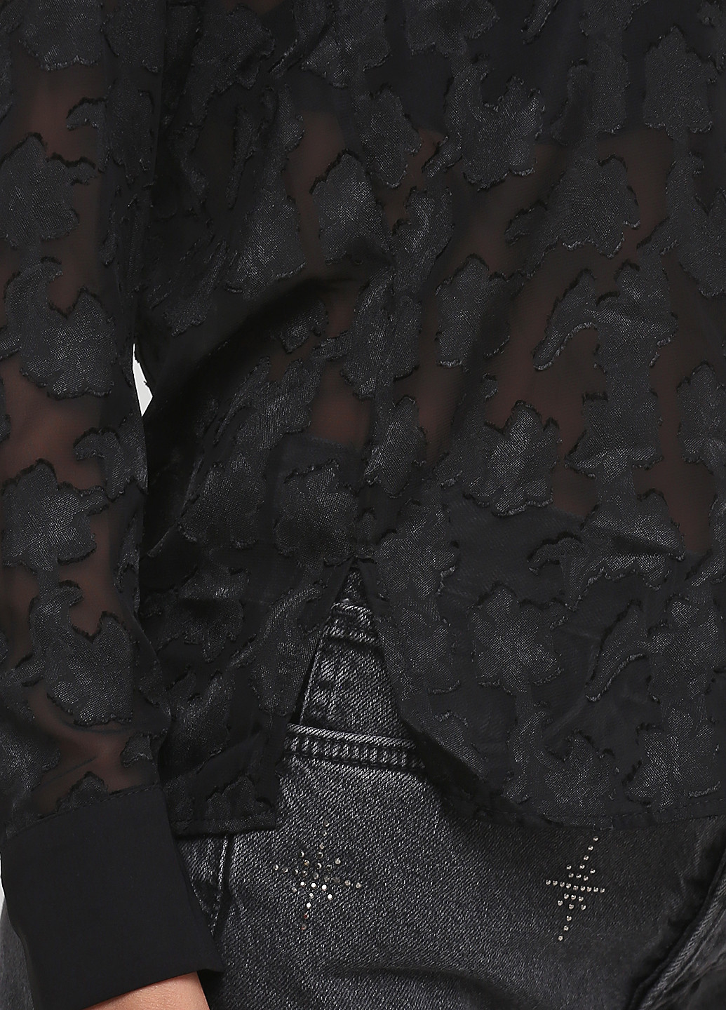 Чёрная блуза H&M