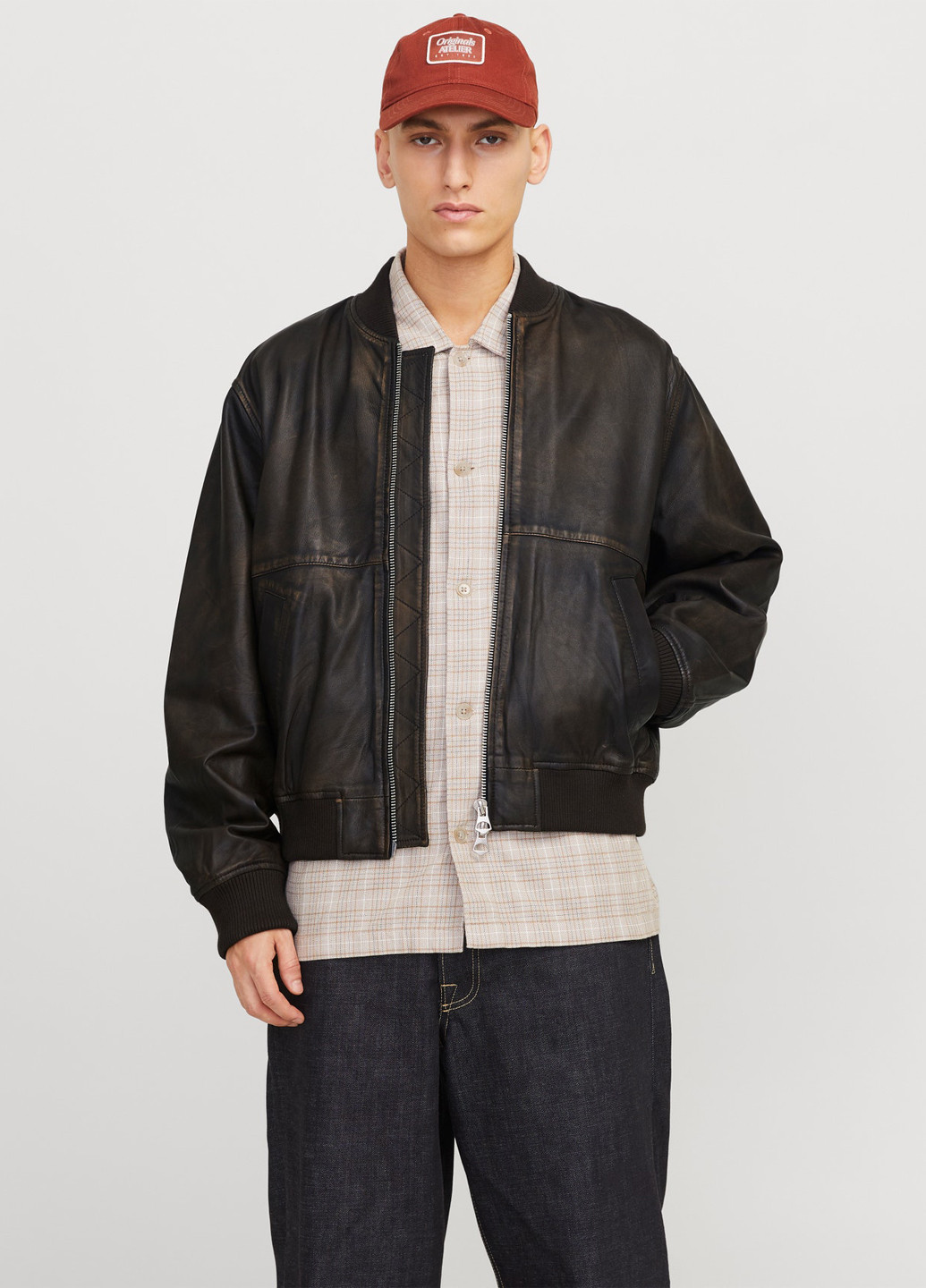 Бомбер Jack & Jones на блискавці (362157349)