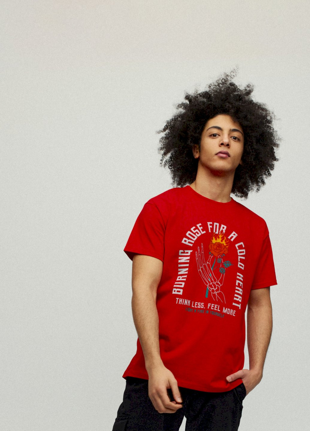 Червона футболка чоловіча YAPPI