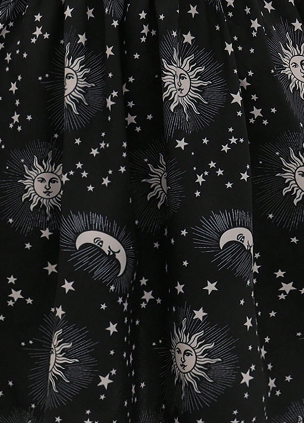 Черное вечернее платье клеш SHEIN космос