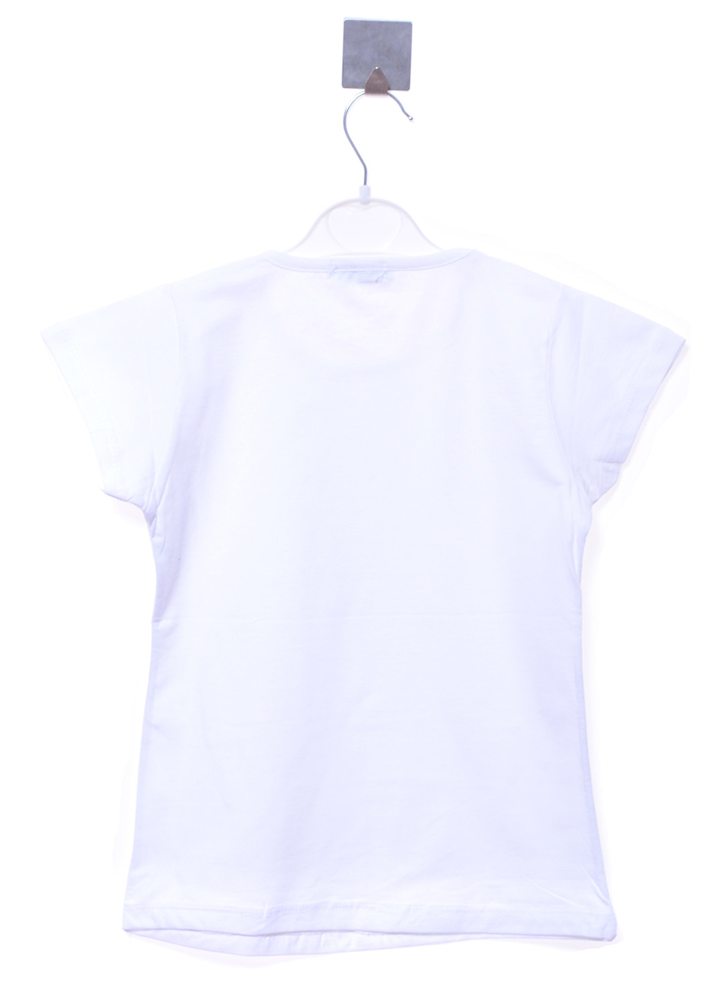 Белая летняя футболка с коротким рукавом Bittos