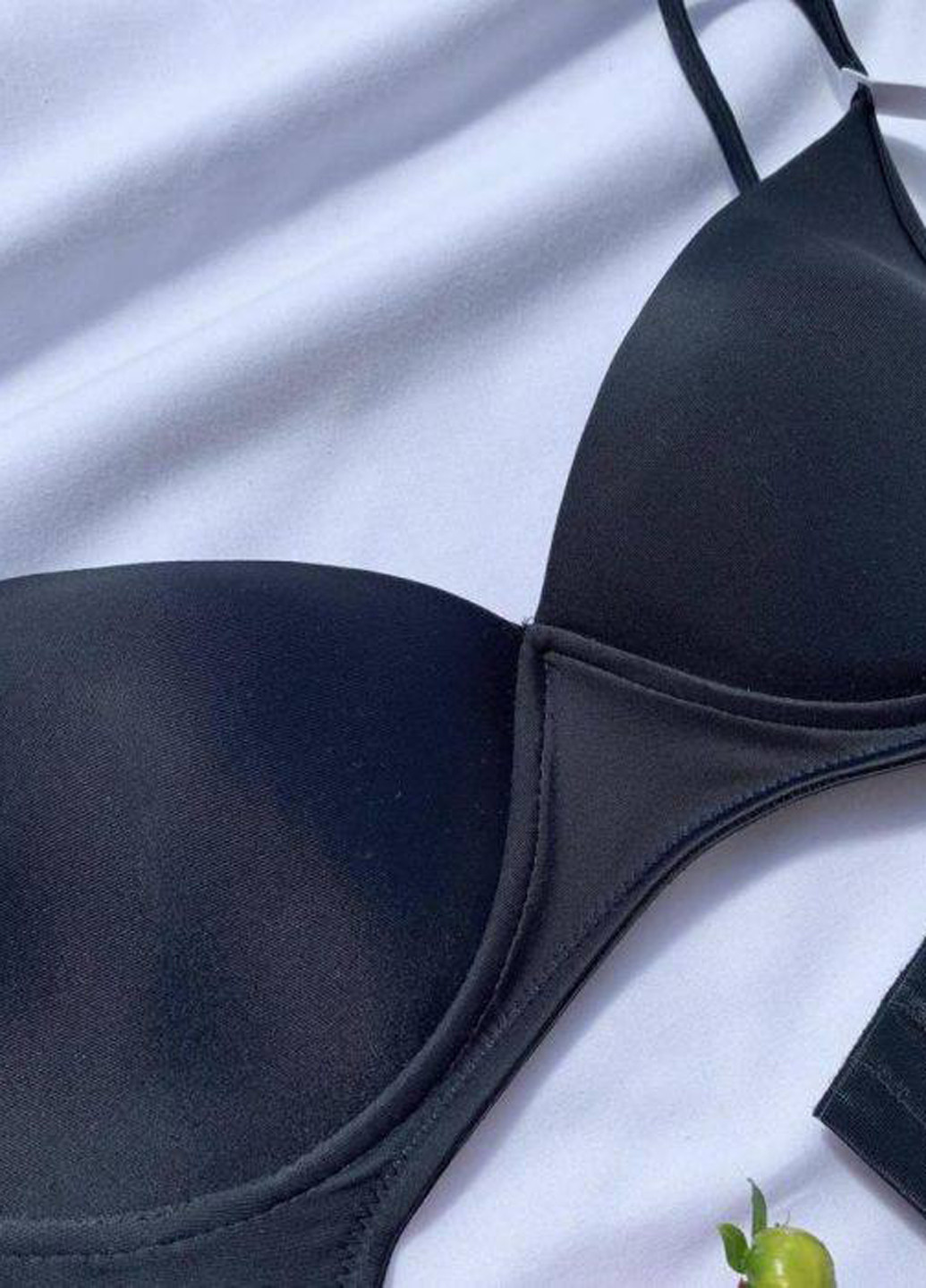 Чорний бюстгальтер Fashion Forms без кісточок поліамід