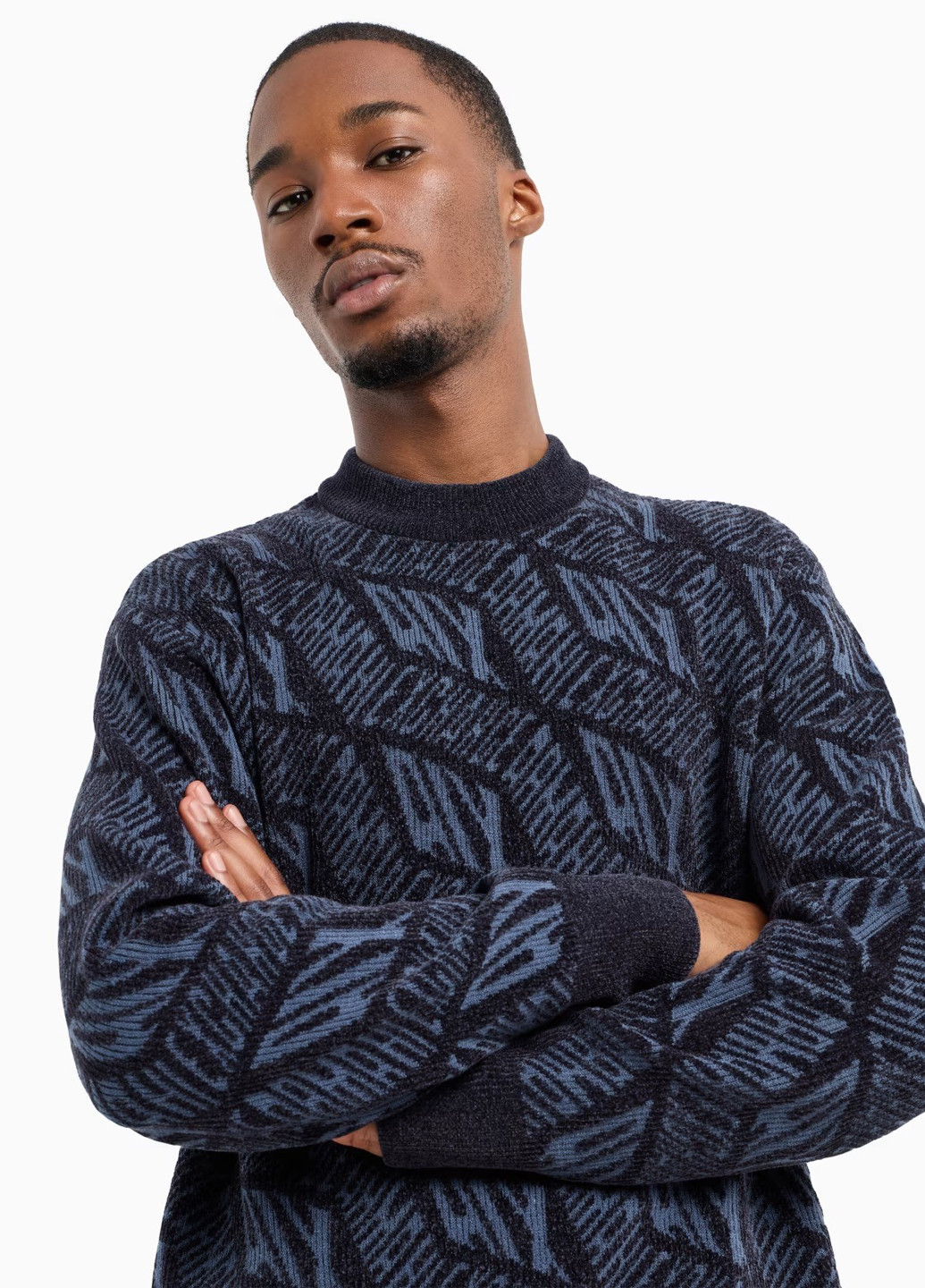 Темно-синій демісезонний джемпер джемпер Armani Exchange