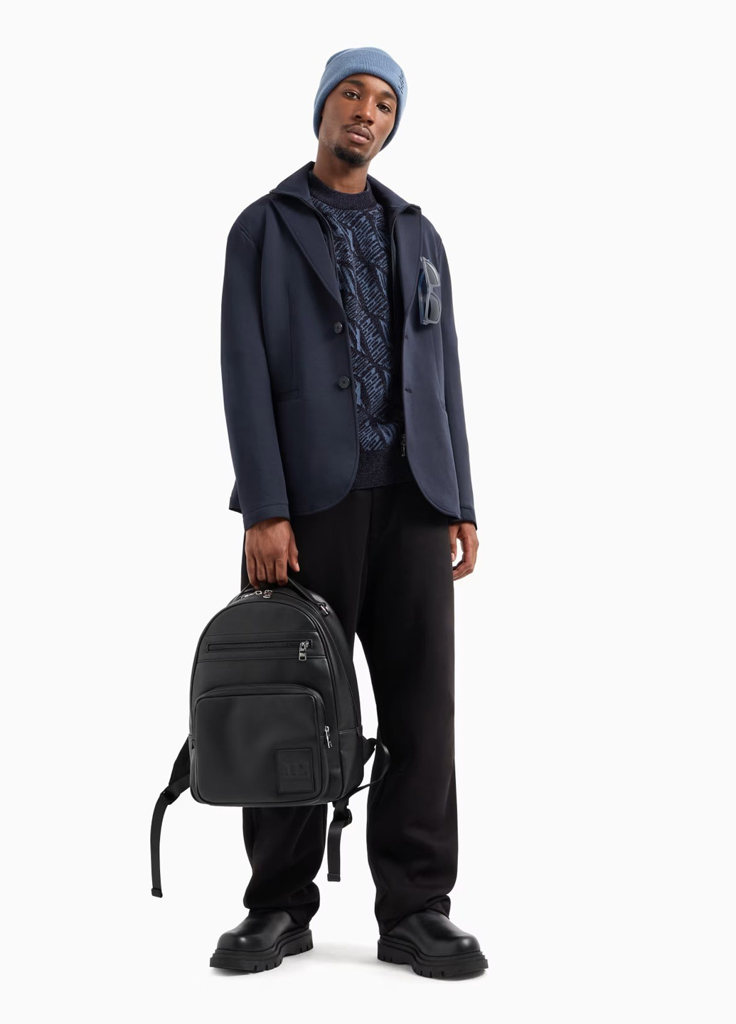 Темно-синій демісезонний джемпер джемпер Armani Exchange