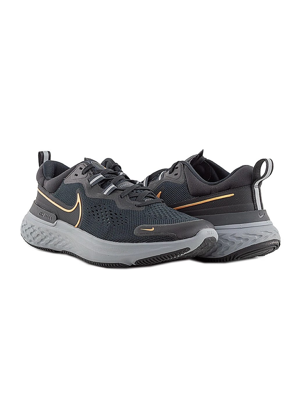 Чорні кросівки react miler 2 демісезон Nike
