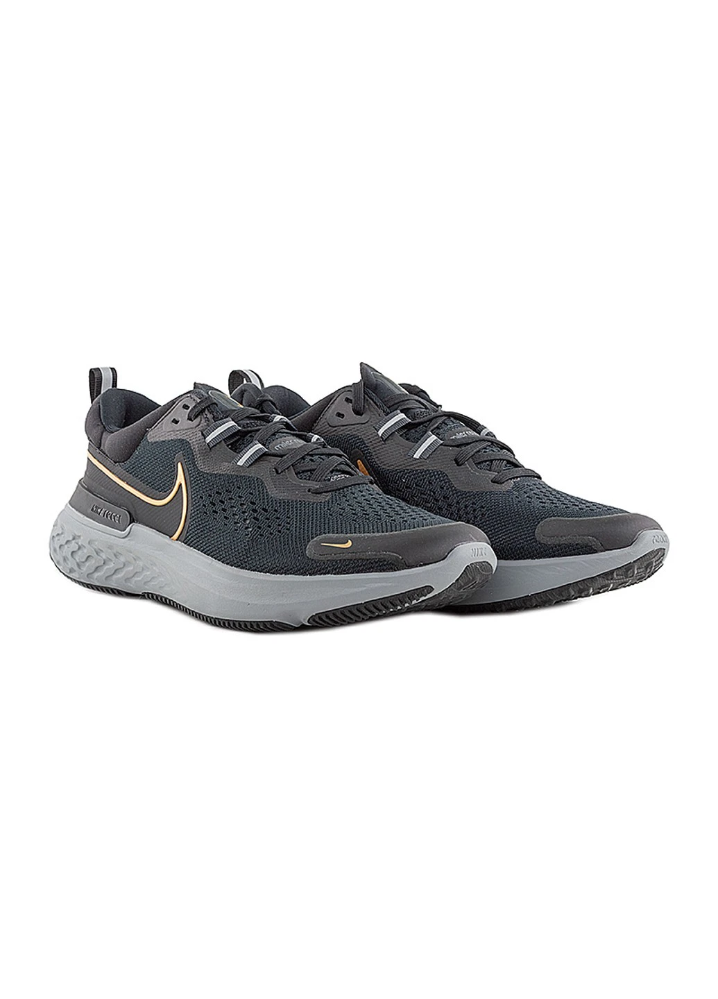 Чорні кросівки react miler 2 демісезон Nike