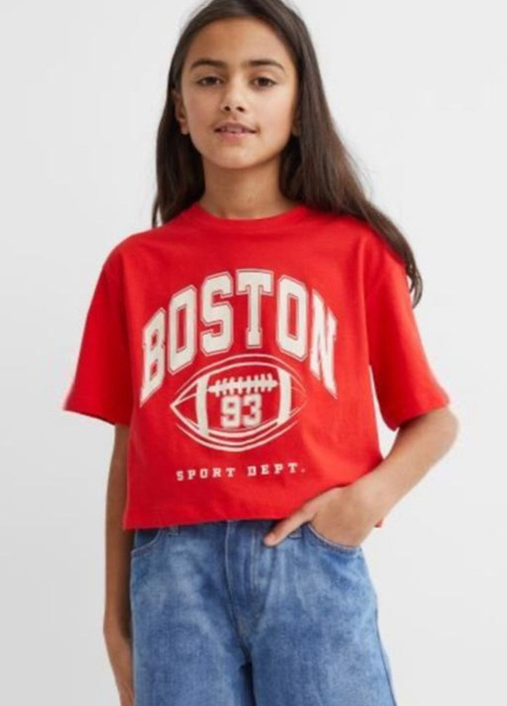 Червона літня футболка H&M