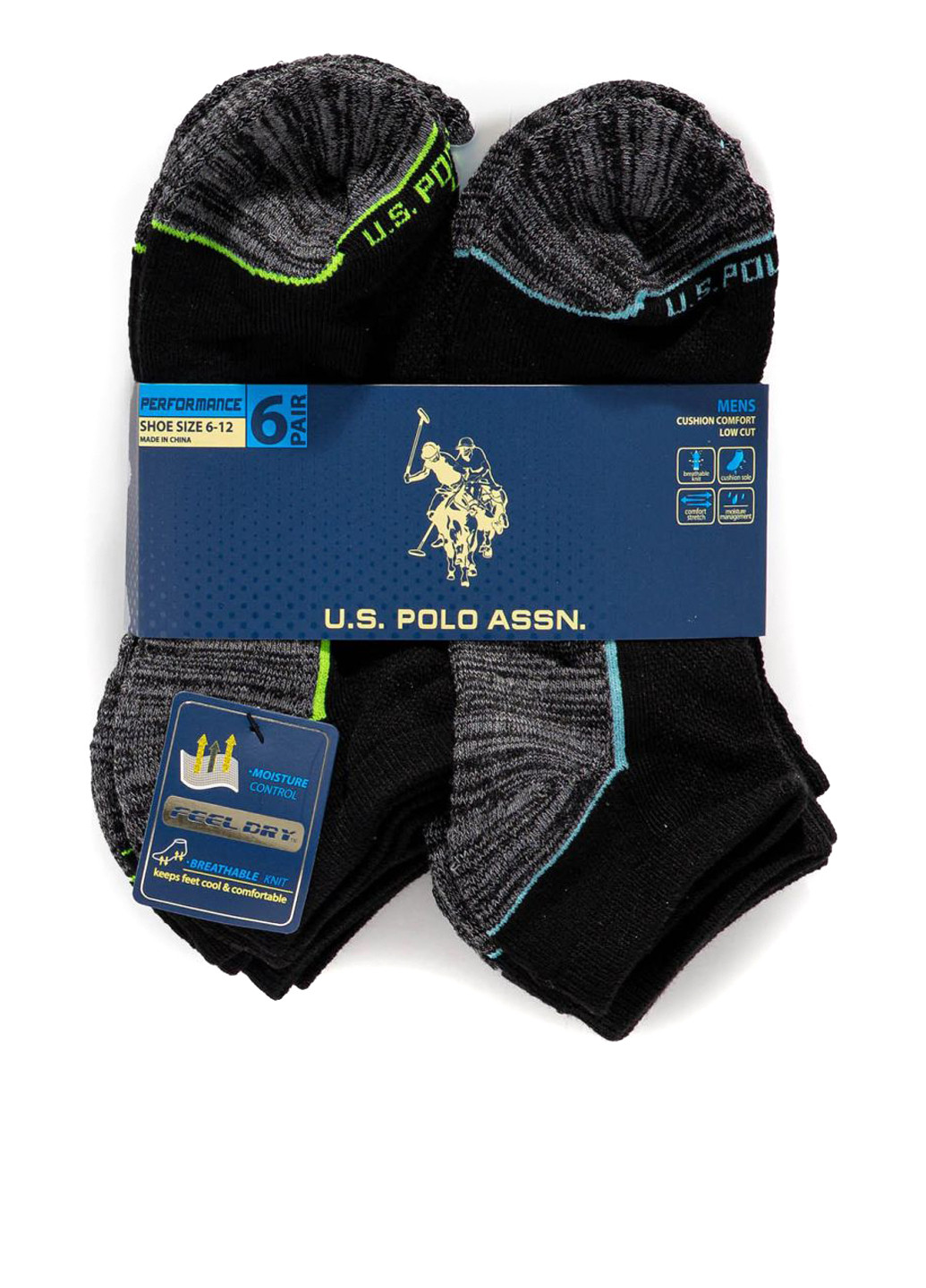 Носки (6 шт.) U.S. Polo Assn. (288451643)