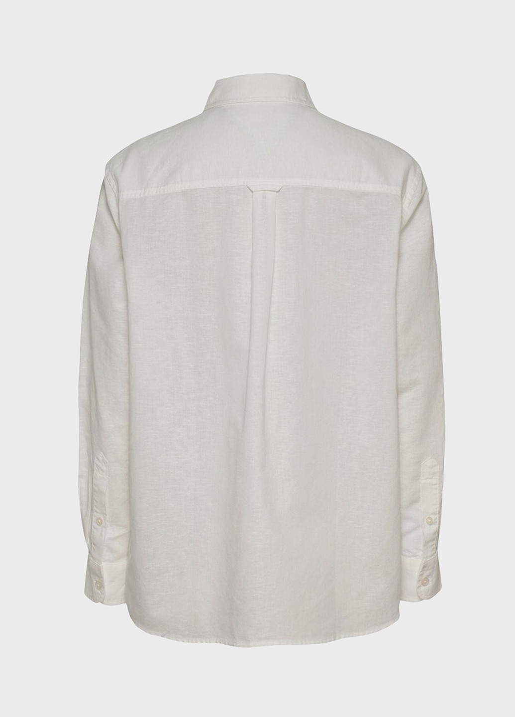 Белая кэжуал рубашка однотонная Tommy Jeans