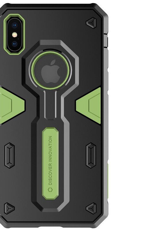 Чехол защитный противоударный Defender II Case iPhone X/Xs Green Nillkin (220821512)