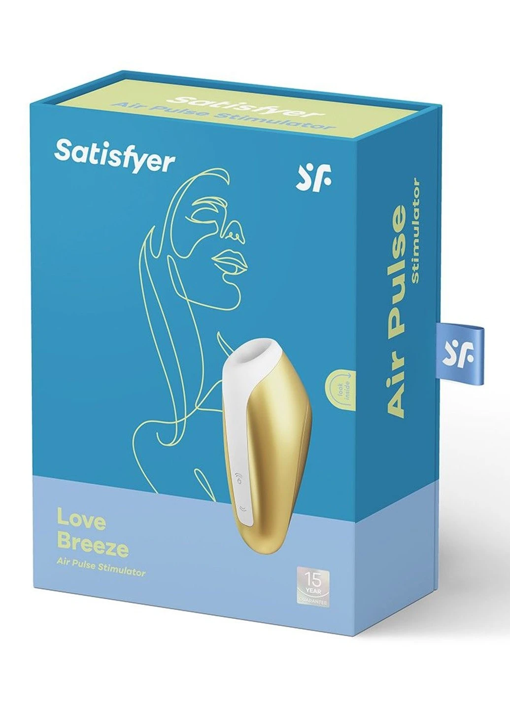 Миниатюрный вакуумный стимулятор Love Breeze Ice Copper Satisfyer (252639473)