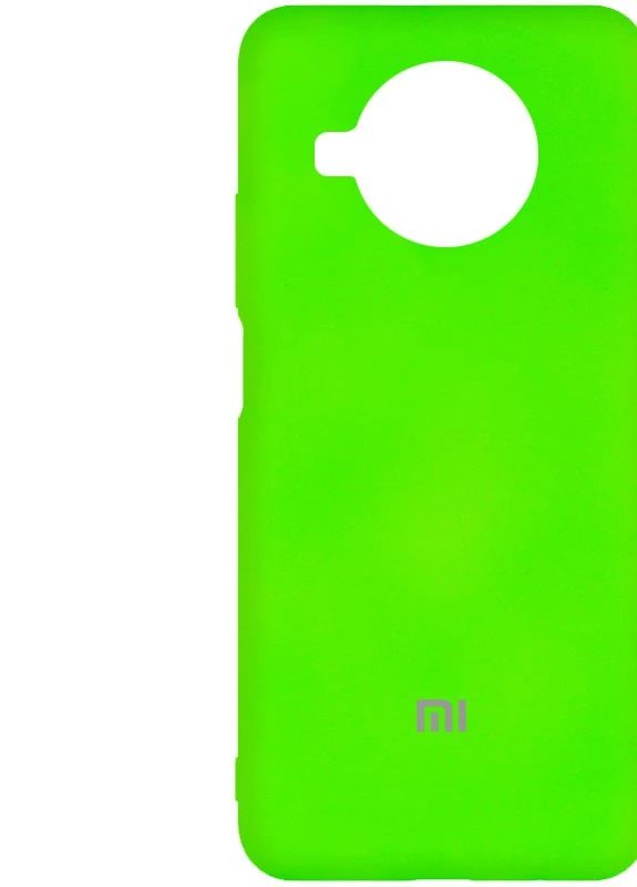 Чохол Silicone Cover My Color Full Protective (A) для Xiaomi Mi 10T Lite / Redmi Note 9 Pro 5G Салатовий / Neon green Epik (237825223)