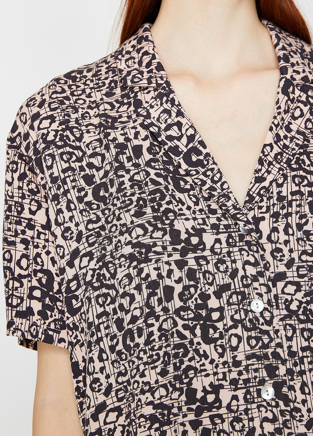 Цветная домашний рубашка с абстрактным узором KOTON