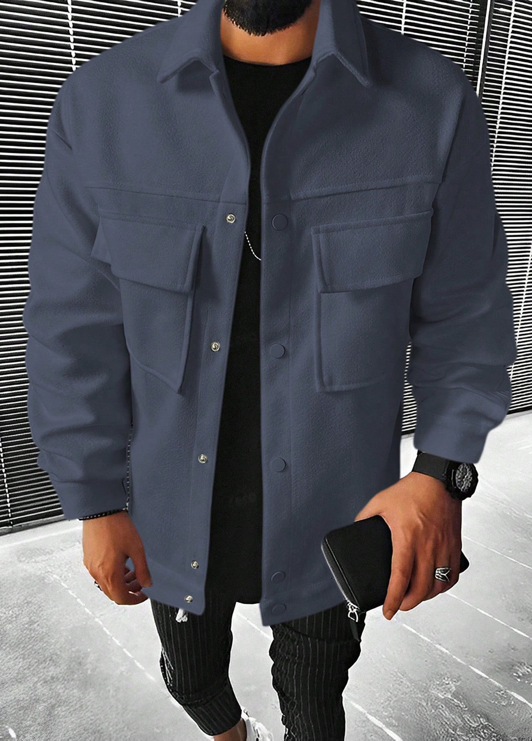 Куртка-сорочка SHEIN (331738999)