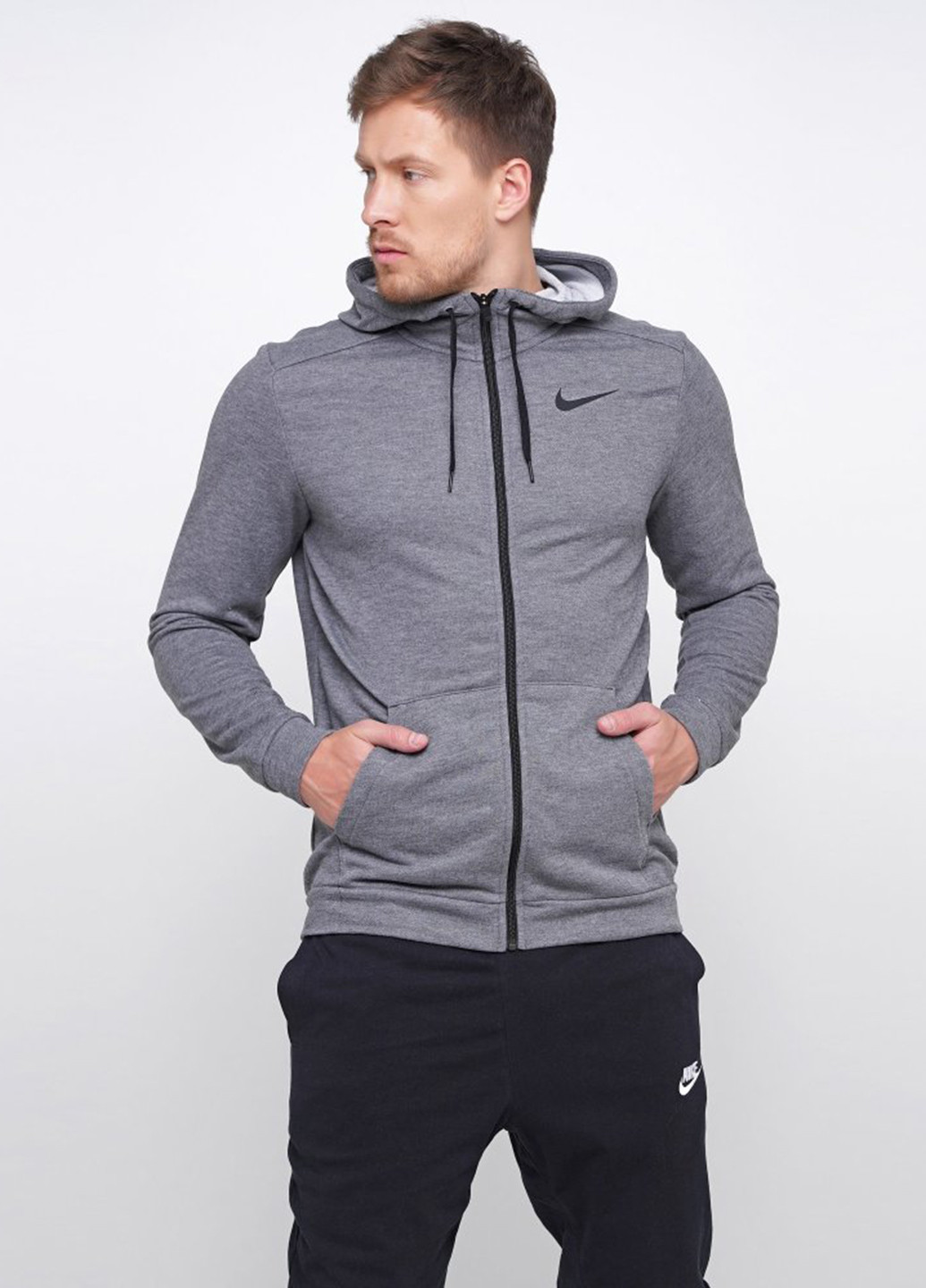 Толстовка Nike m nk dry hoodie fz fleece (184156953)