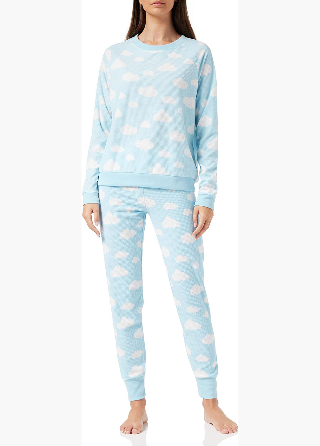 Голубая всесезон пижама (свитшот, брюки) свитшот + брюки Iris & Lilly