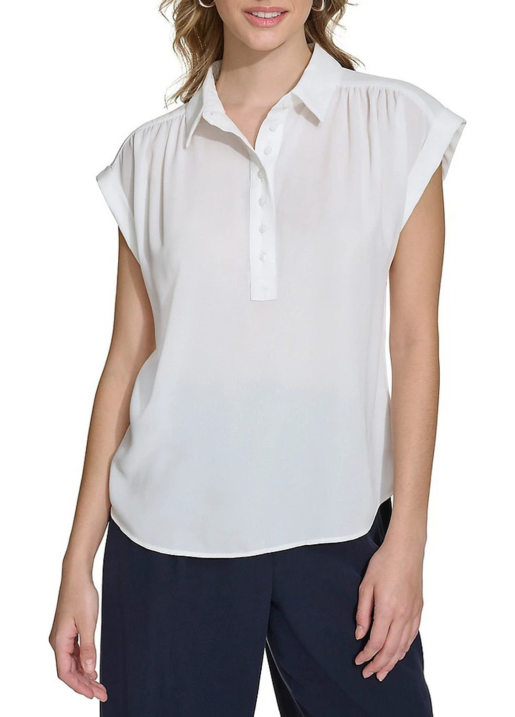 Белая блуза Calvin Klein