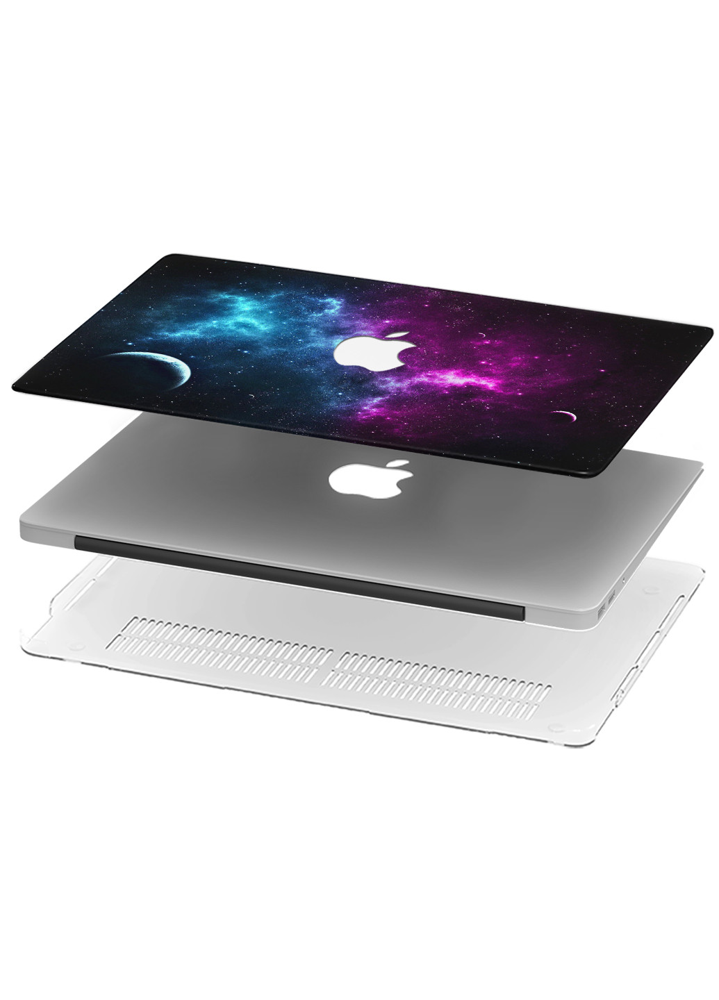 Чохол пластиковий для Apple MacBook Air 13 A1932 / A2179 / A2337 Всесвіт (Galaxy) (9656-2713) MobiPrint (219124537)
