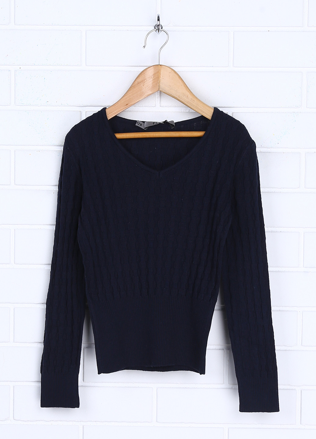 Темно-синий демисезонный пуловер пуловер Flash