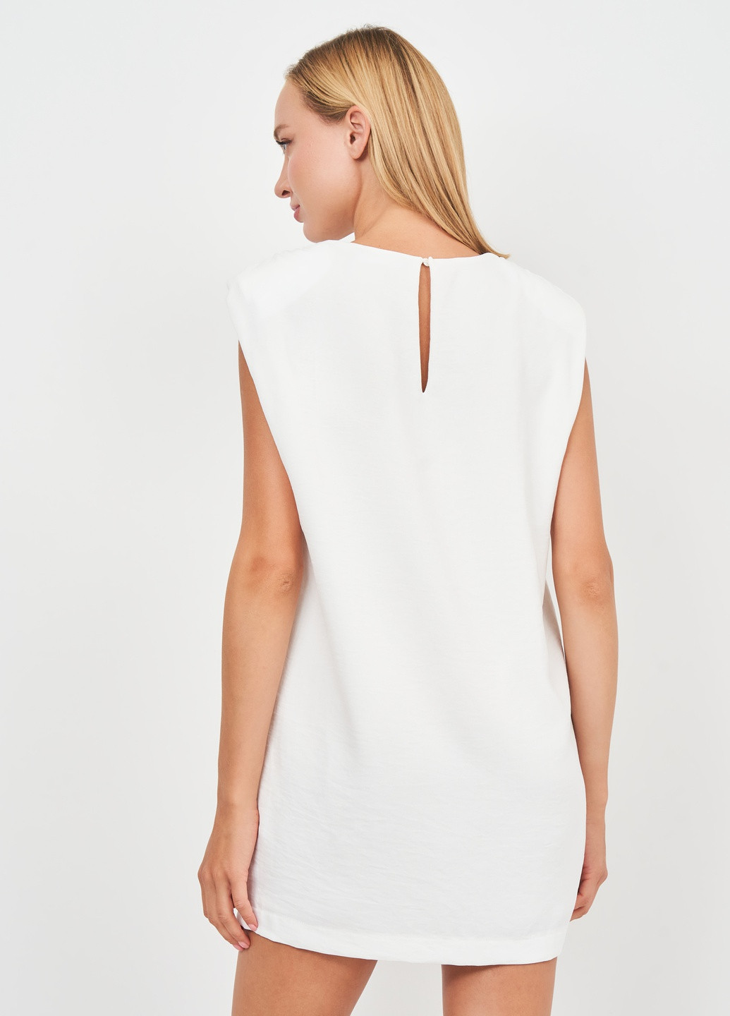 Білий кежуал плаття, сукня Zara однотонна