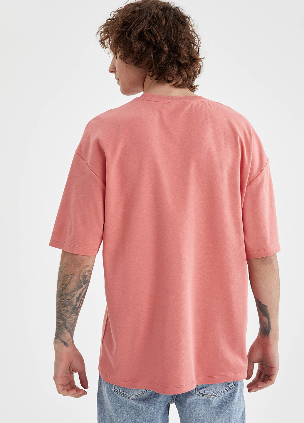 Світло-рожева футболка DeFacto