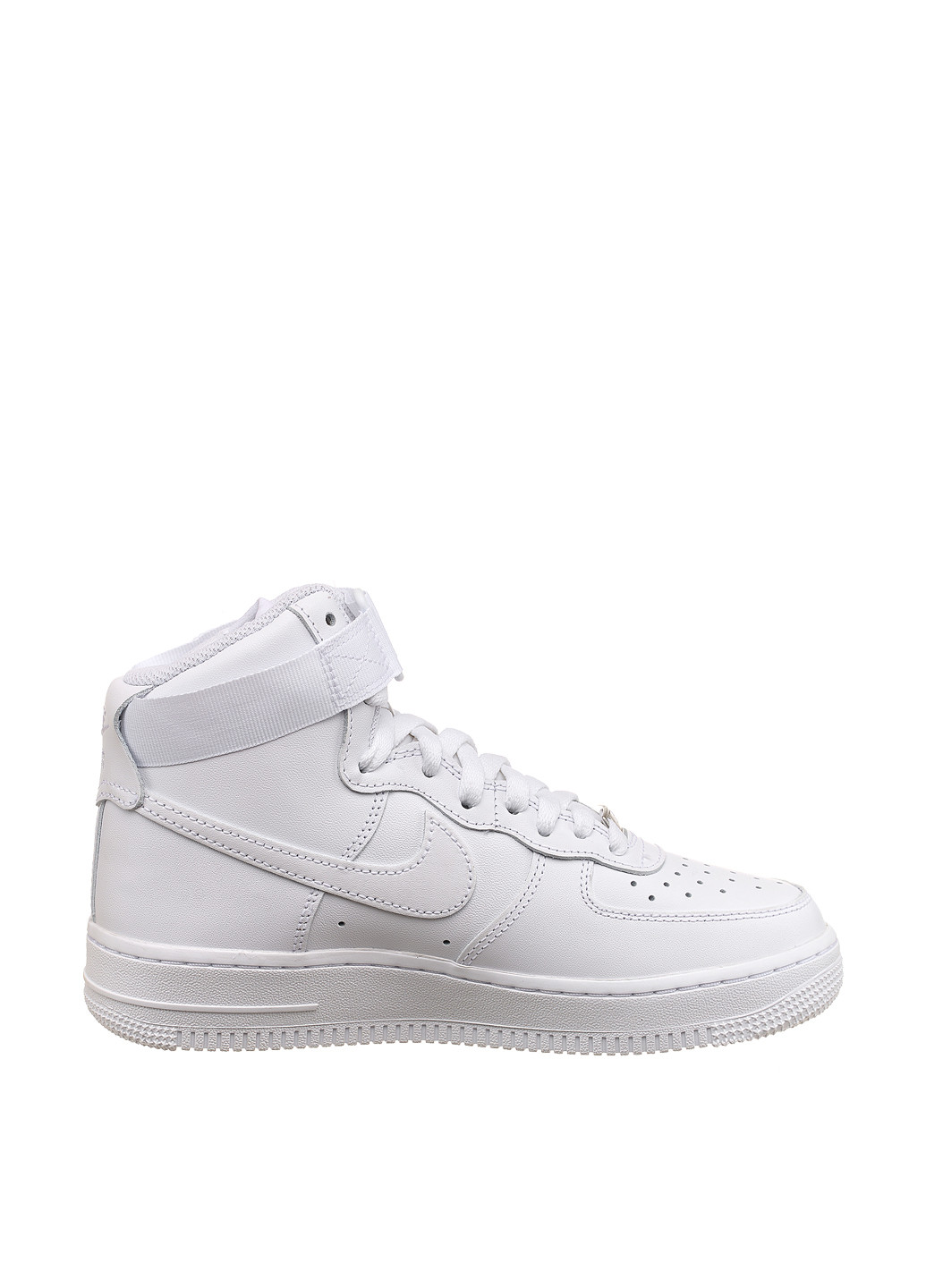 Белые демисезонные кроссовки dd9624-100_2024 Nike WMNS AIR FORCE 1 HI