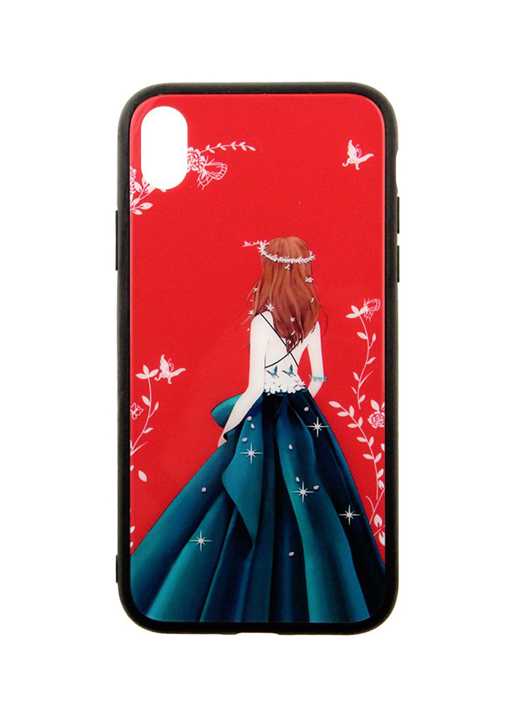 Чехол-накладка Toto glass fashionable case apple iphone xr green dress girl (139791903)