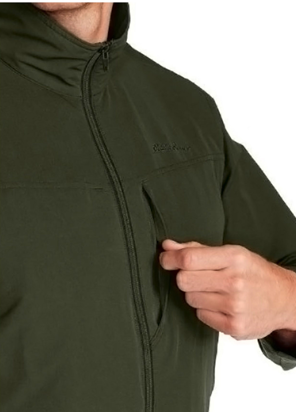 Зеленая демисезонная куртка Eddie Bauer