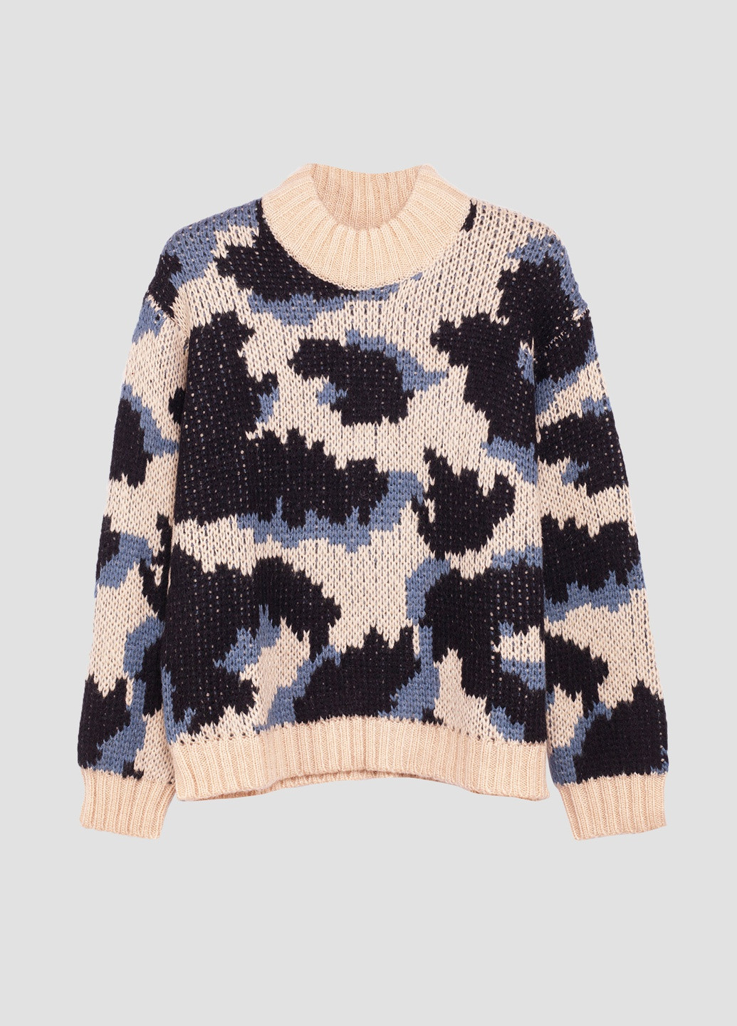 Комбинированный зимний свитер Copenhagen