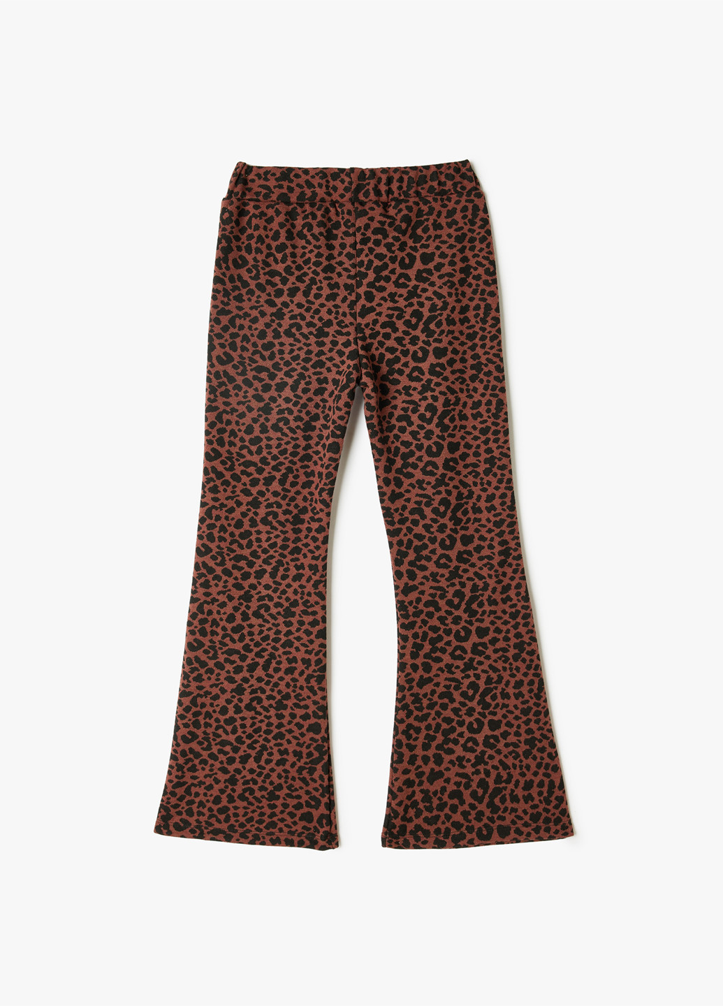 Коричневые кэжуал демисезонные клеш брюки KOTON