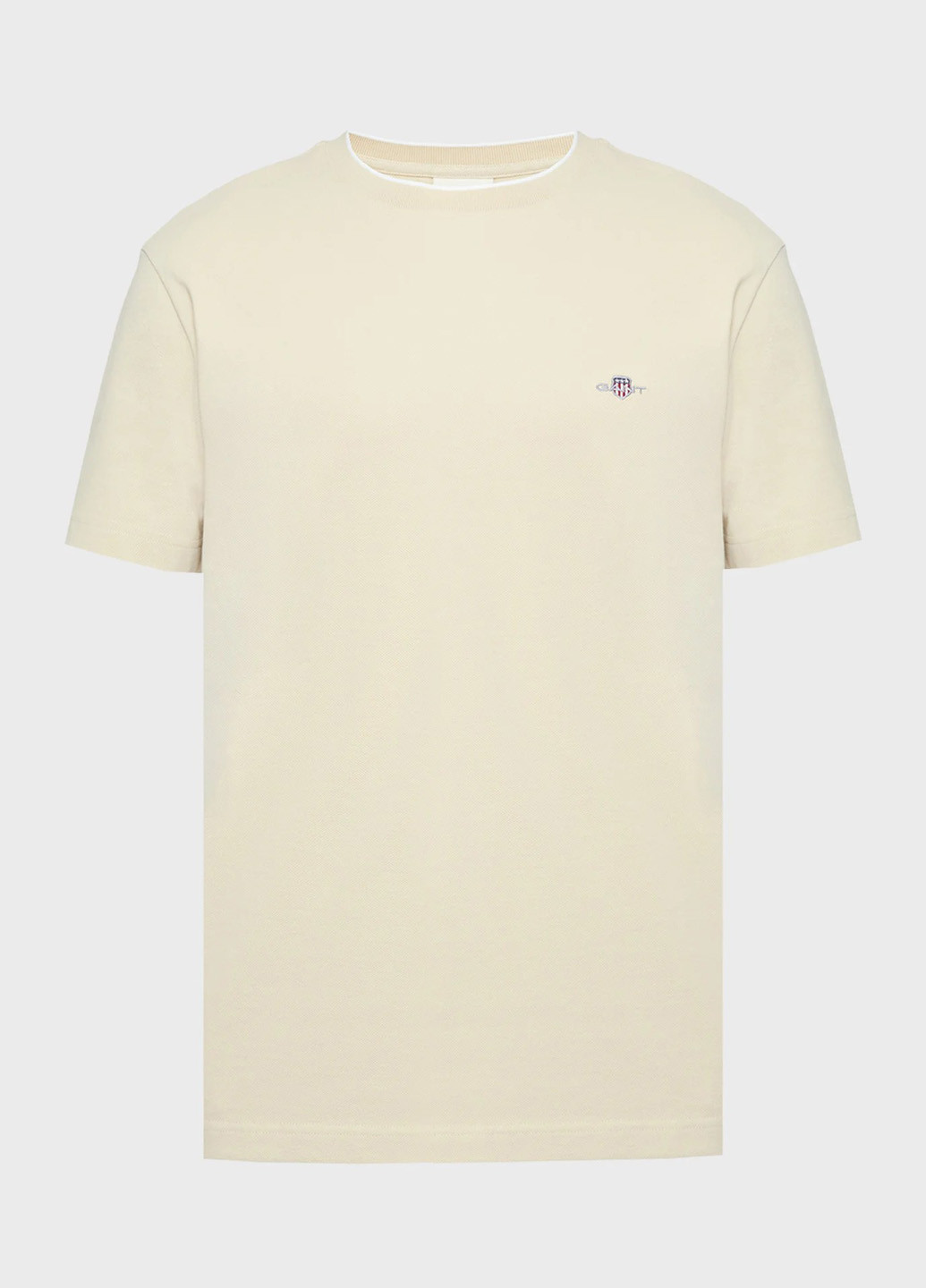 Бежевая футболка Gant