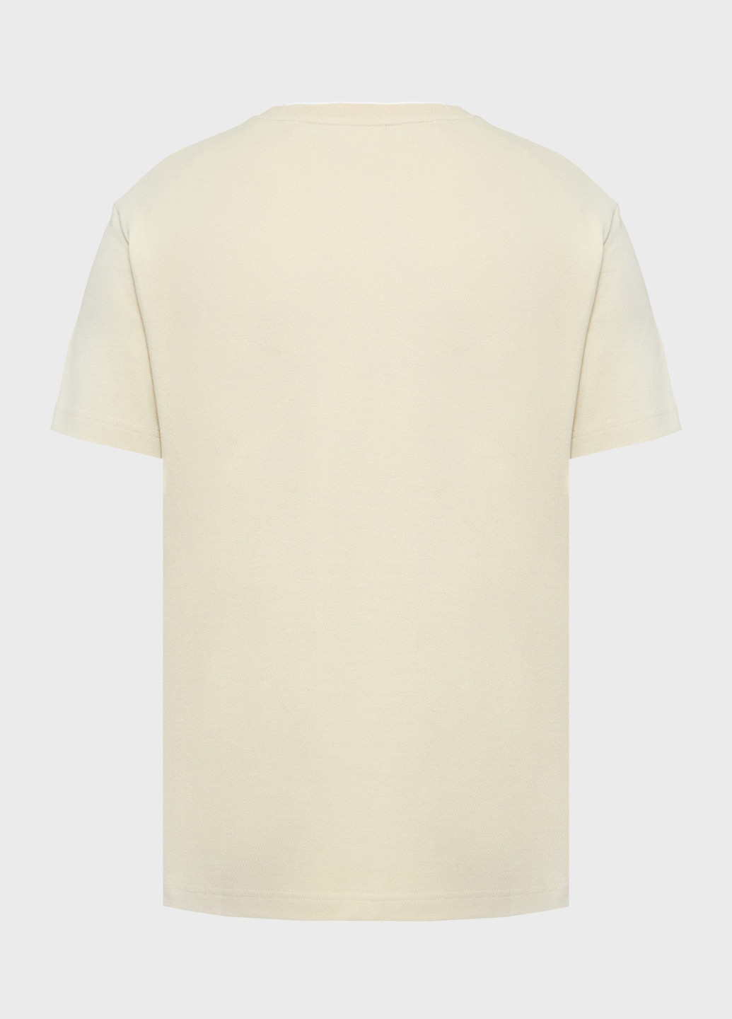 Бежевая футболка Gant