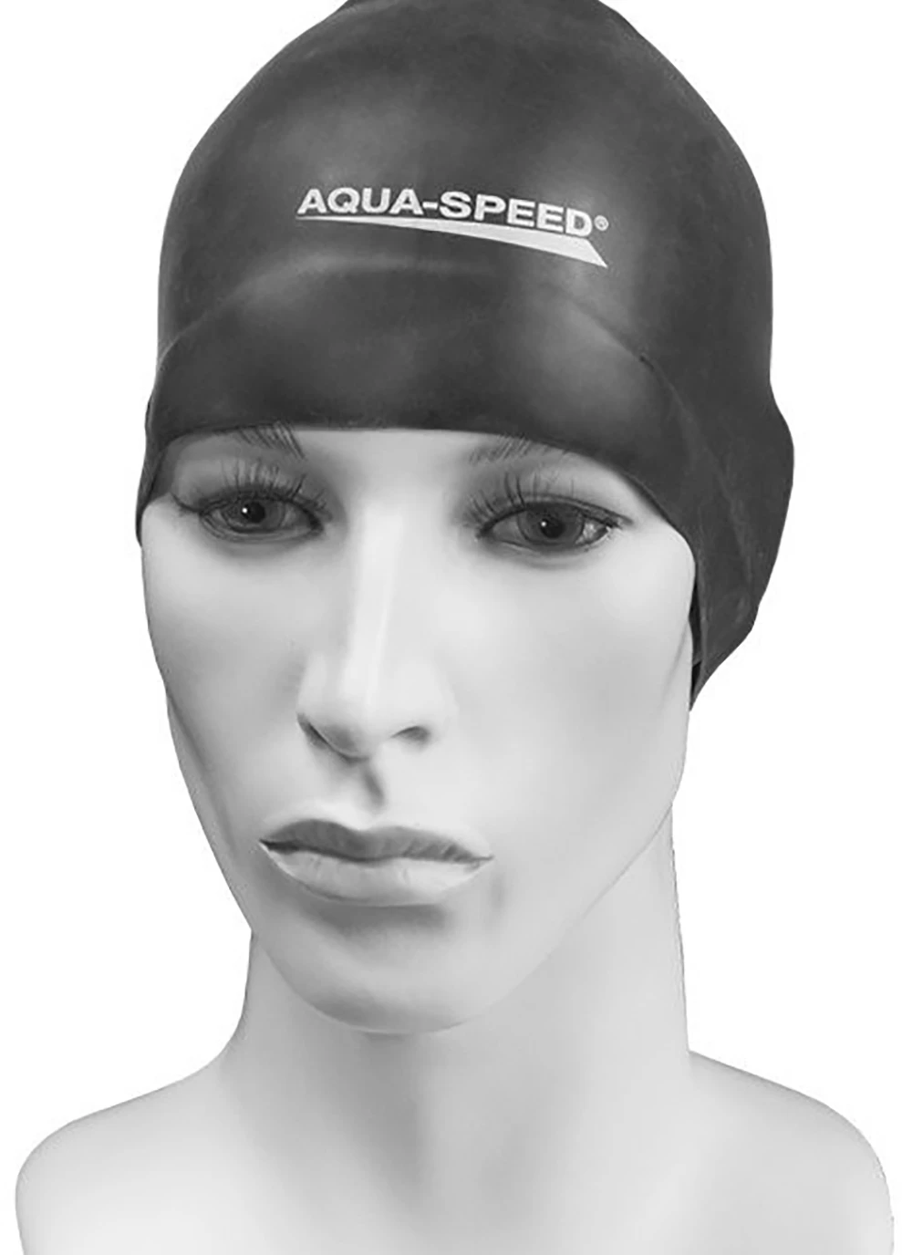 Шапка для плавання RACER 2949 Чорна (5908217629494) Aqua Speed (254342775)