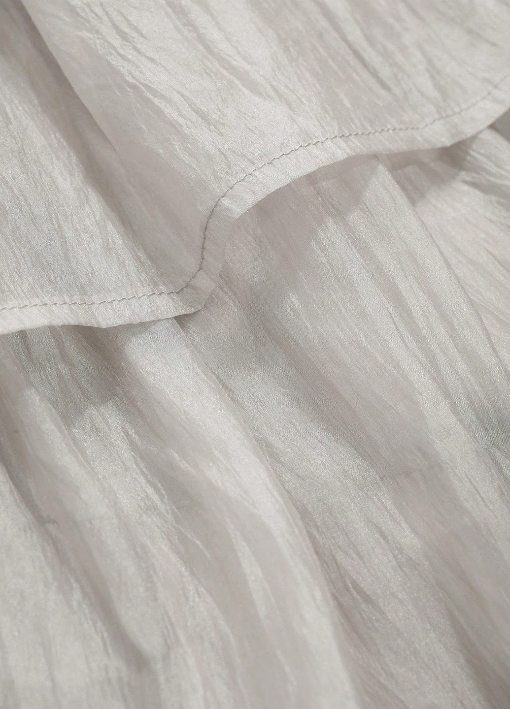 Кремовая кэжуал однотонная юбка SHEIN а-силуэта (трапеция)