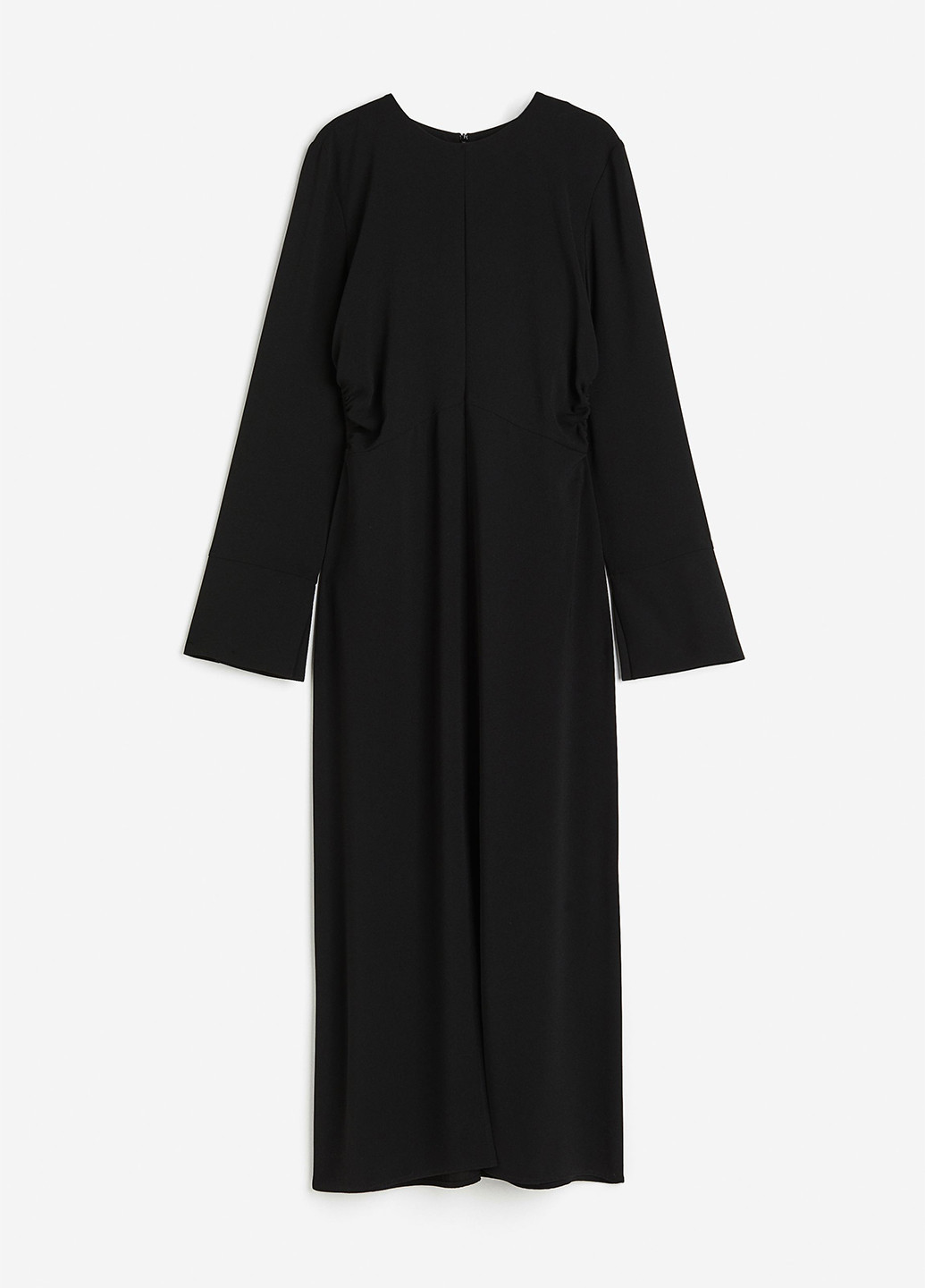 Черное кэжуал платье силуэтная H&M однотонное