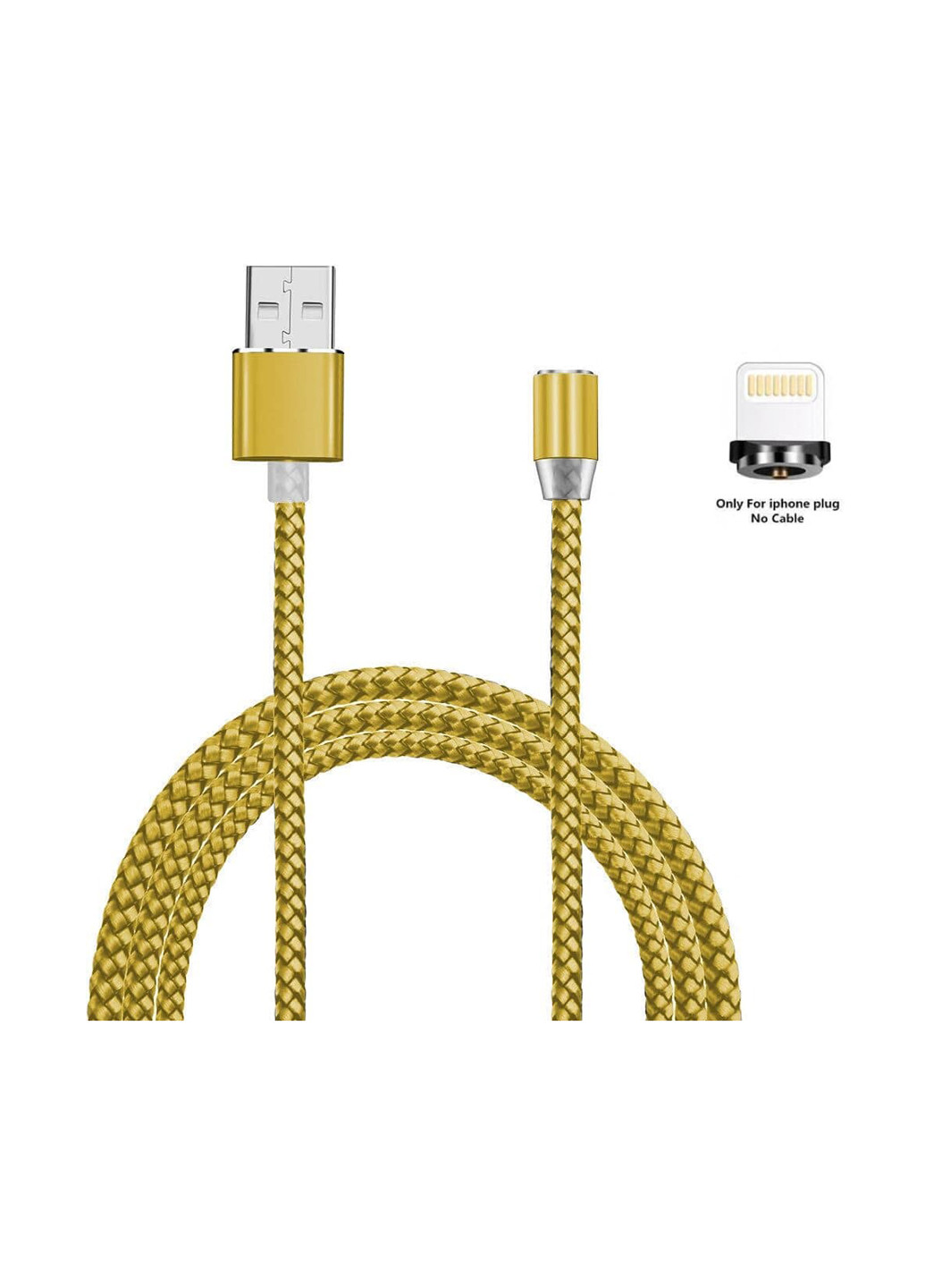Магнітний кабель USB iLightning 1 м Magneto Gold (i MGNT-GD) XoKo sc-355 (132572892)