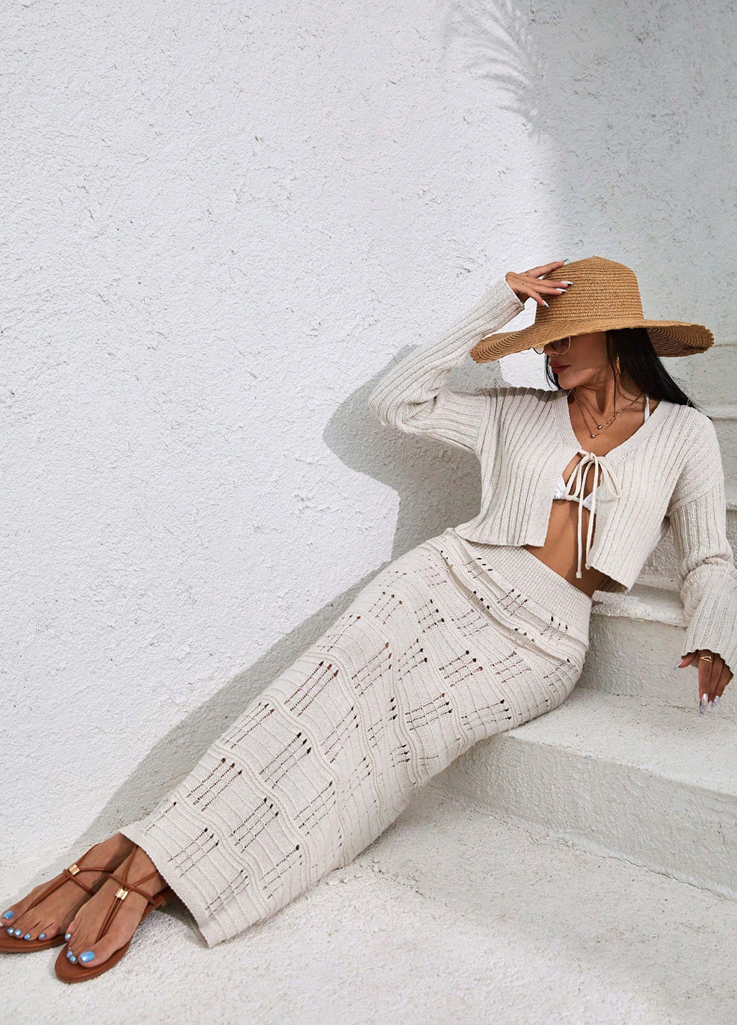 Костюм (кардиган, спідниця) SHEIN (338626999)