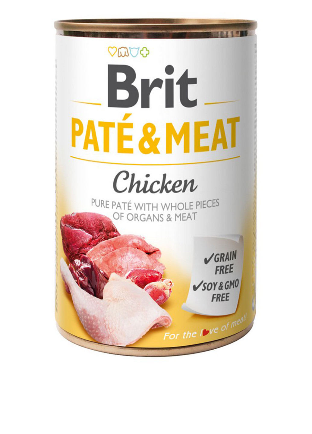 Мясные консервы Paté & Meat Dog с курицей, 400 гр Brit Care (140597131)