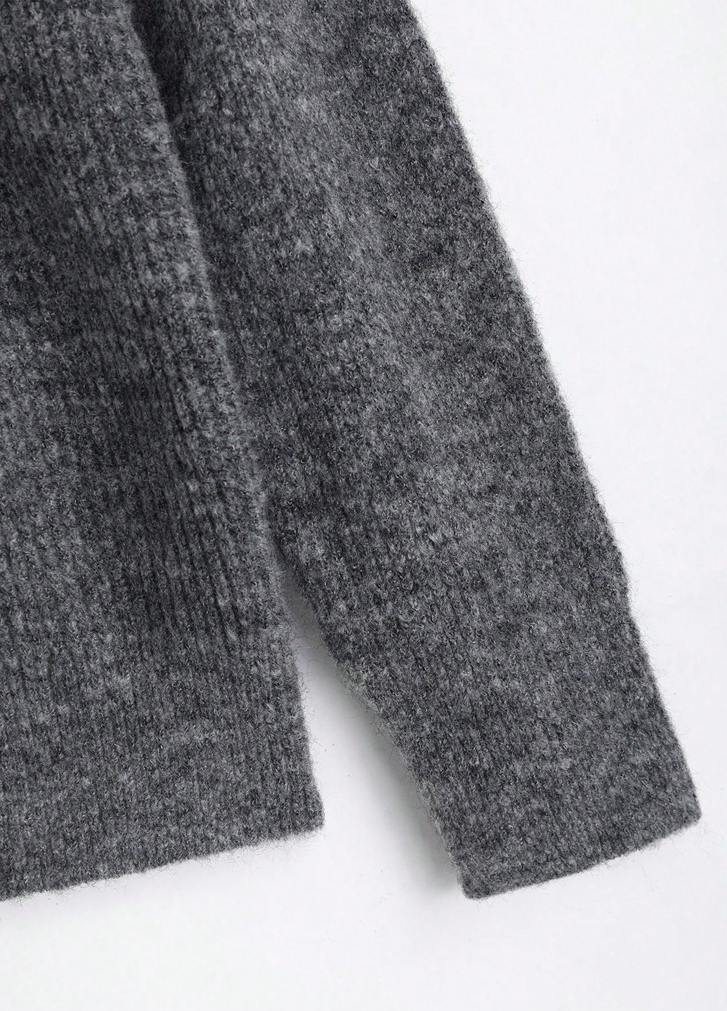 Темно-сірий демісезонний пуловер пуловер SHEIN