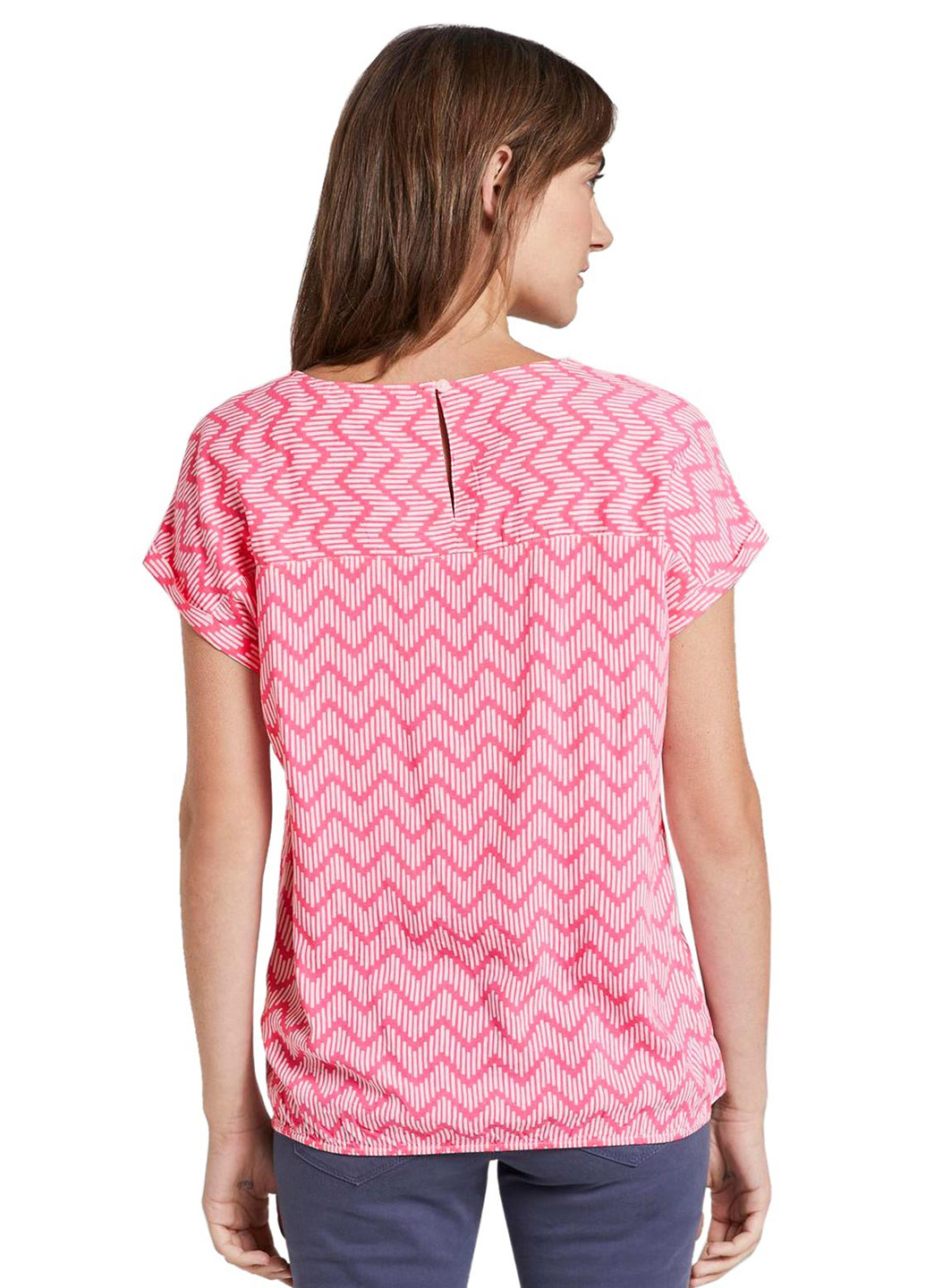 Рожева літня блузка Tom Tailor